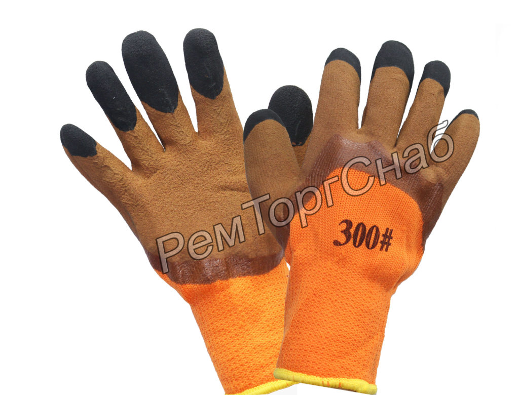 Перчатки акриловые утепленные Тора 63 ноготки | РемТоргСнаб