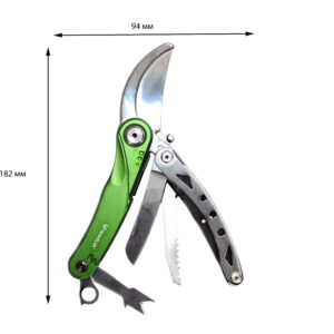 TRAVELER Многофункциональный садовый нож(секатор,нож,пила,лопата для коры).OMS010/DMS010.