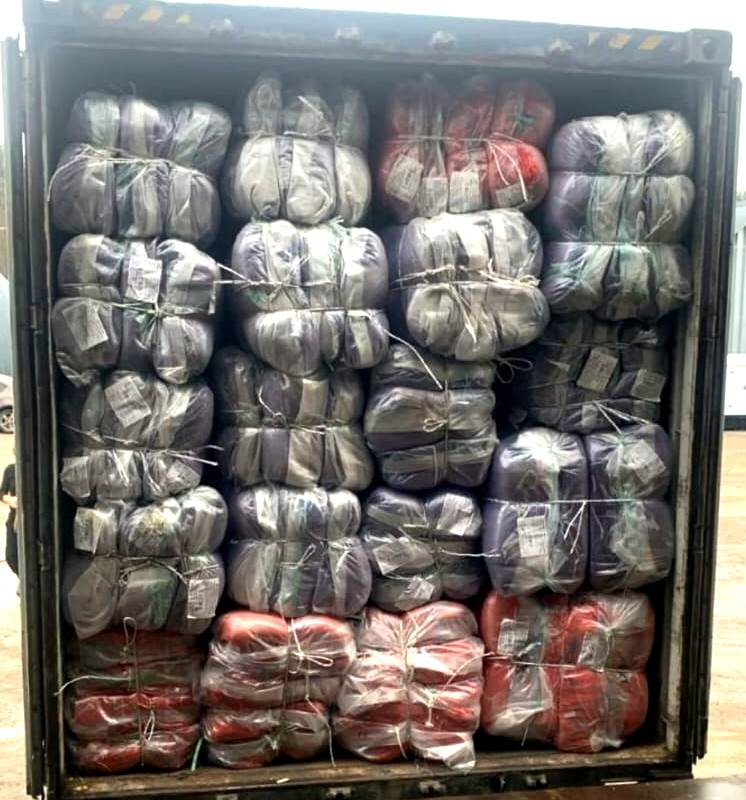 Сетка овощная зеленая