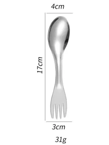 Ложка-вилка Титановая