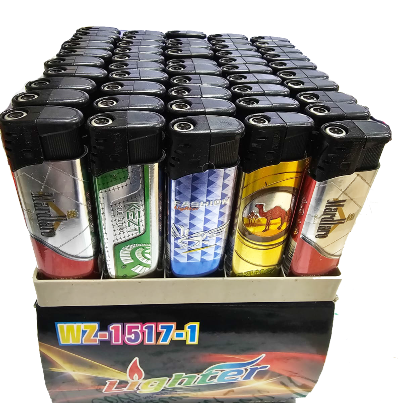 Зажигалка газовая WZ-1517-1 (турбо+фонарик)