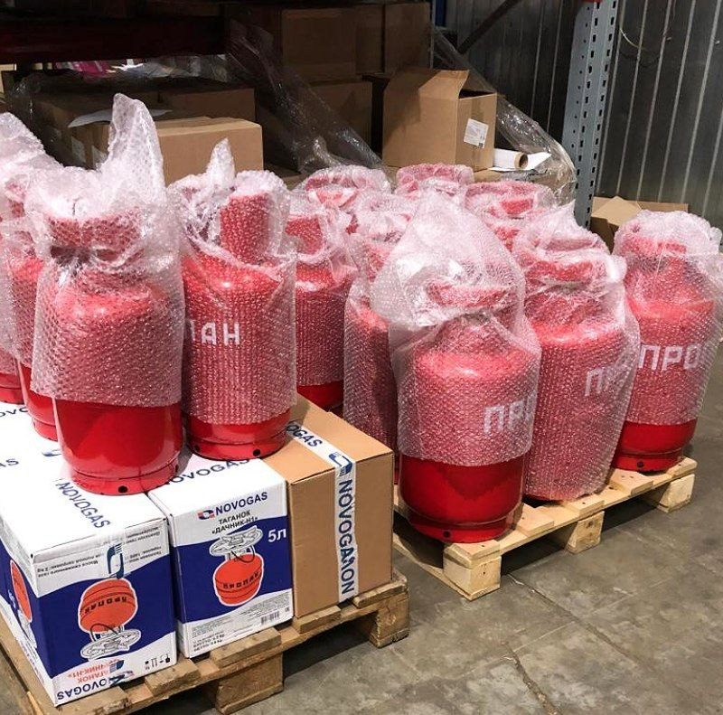 Стальной баллон газовый 27литров