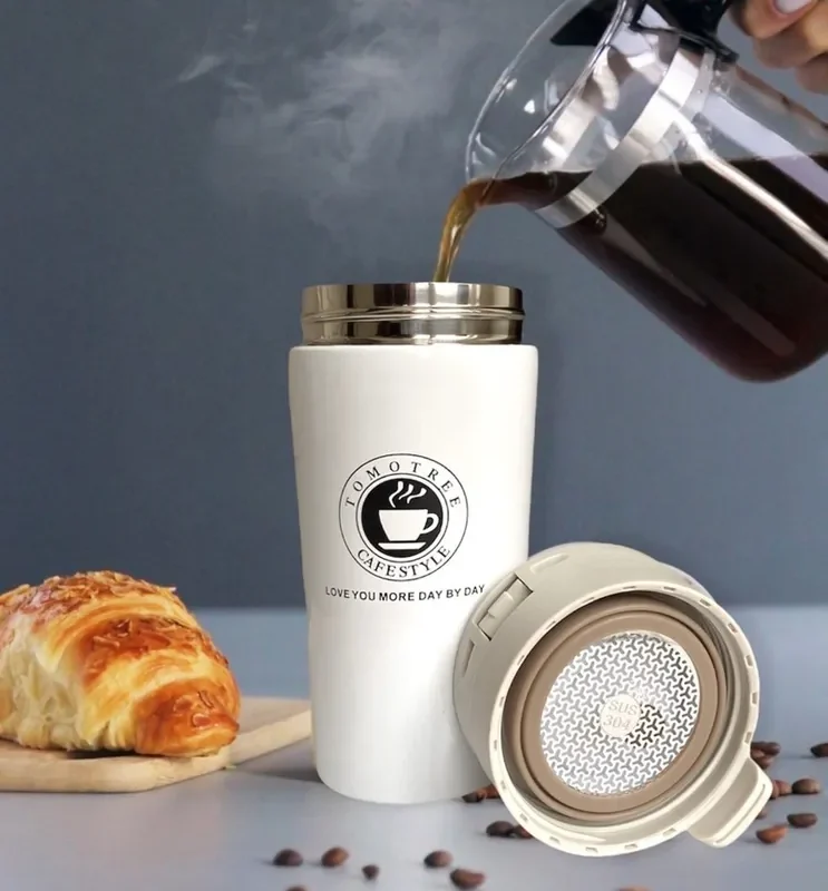 Термокружка 380мл.с ситечком Coffee Time Арт 070-2