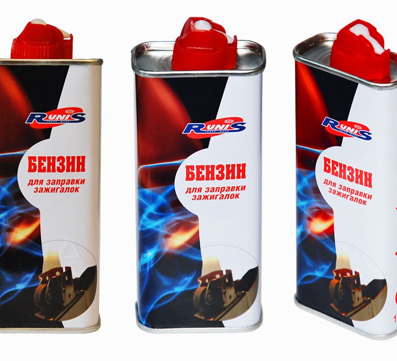 Бензин для зажигалок высокой отчистки RUNIS, 133мл.