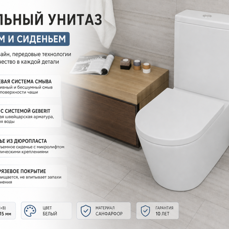 Напольный унитаз Nilo 2304