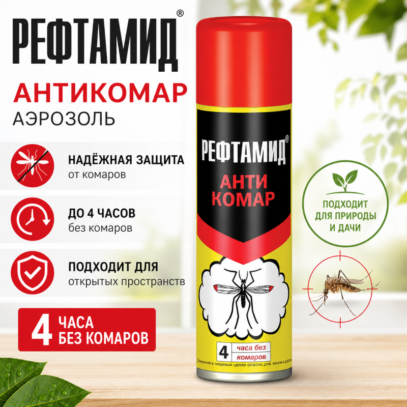 Рефтамид Антикомар аэрозоль